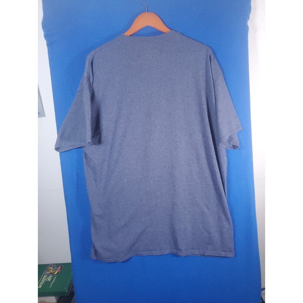 Vintage Team Jesus T-Shirt Mens 2XL Blue Graphic Tee Christian Religious - Picture 13 of 13